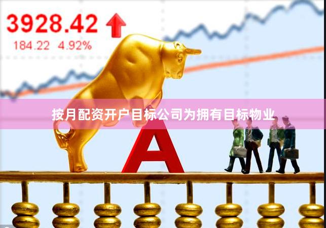按月配资开户目标公司为拥有目标物业